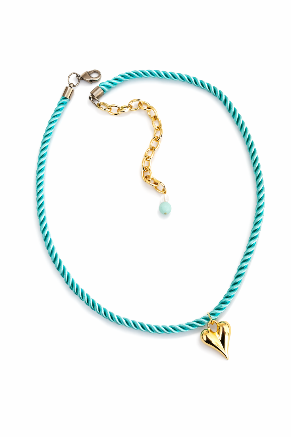 Collar de Cordón Trenzado con Dije