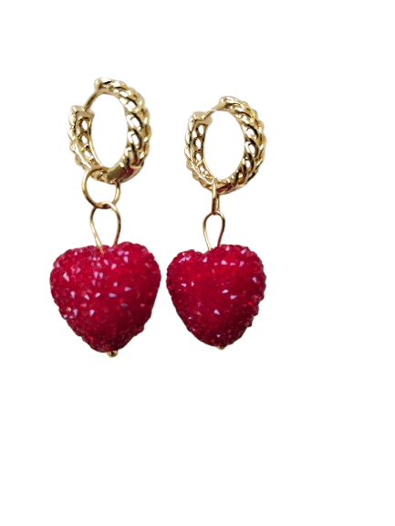 Aros Corazones de Azúcar